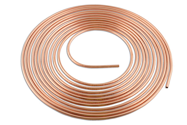 Brake pipe copper tubing
