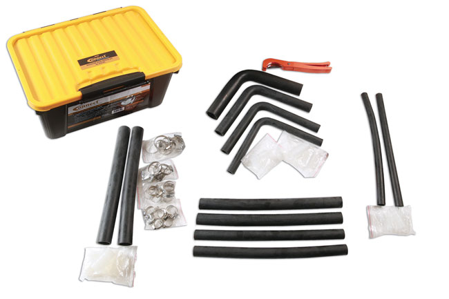 33200 - Hose repair kit suitable for replacing heater hose, radiator hose and coolant hose.