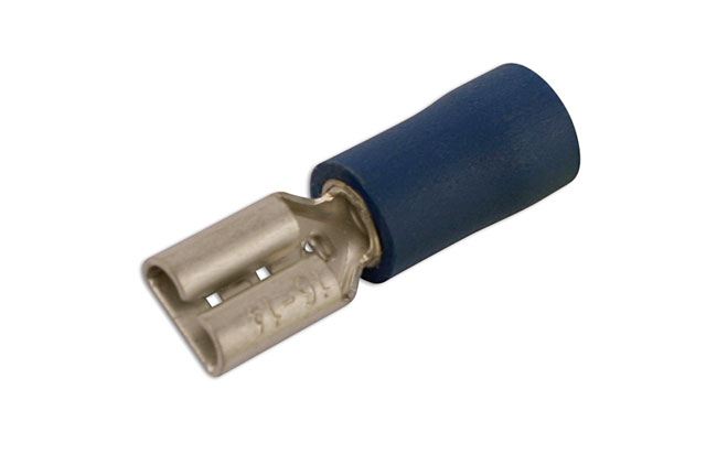 Laser Tools 30170 Blue Female Push-On 4.8mm 100pc