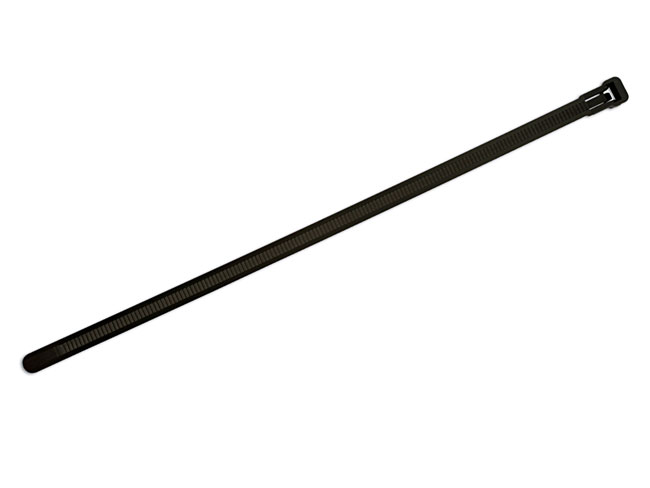 Laser Tools 30301 Releasable Black Cable Tie 250mm x 7.5mm 100pc