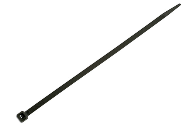 Laser Tools 30312 Black Cable Tie 200mm x 4.8mm 100pc