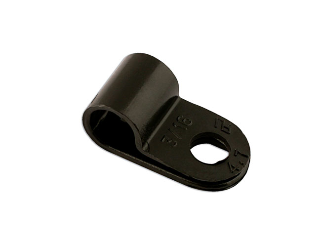 Laser Tools 30353 Black Nylon P-Clip 12.0mm 100pc
