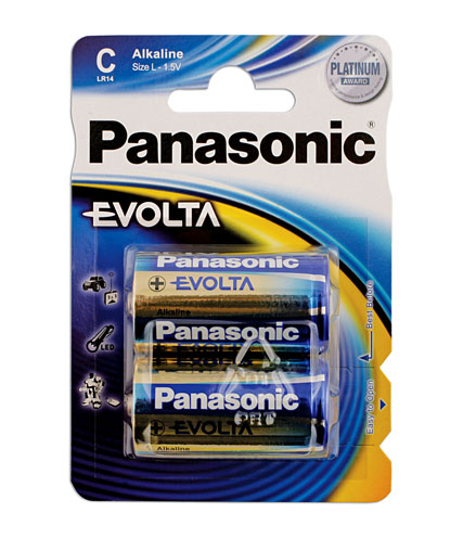 Laser Tools 30647 Panasonic Evolta C Cell Battery 2pc x 12