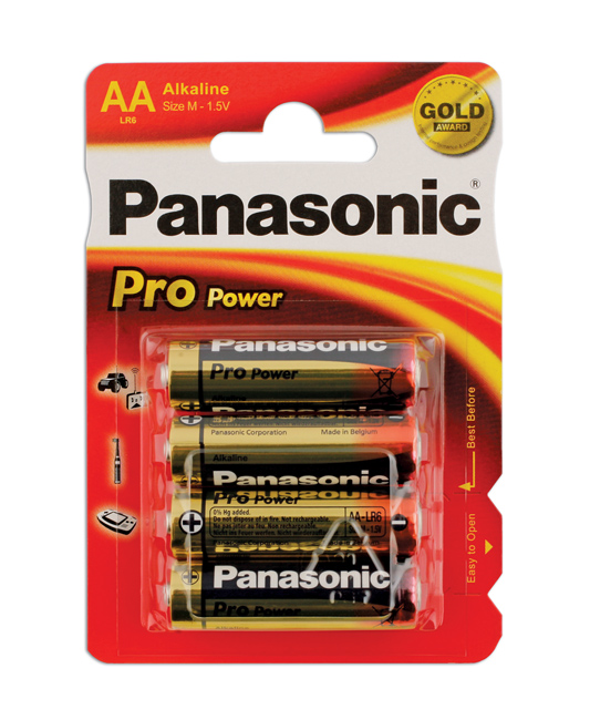 Laser Tools 30665 Panasonic Pro Power AA Battery 4pc