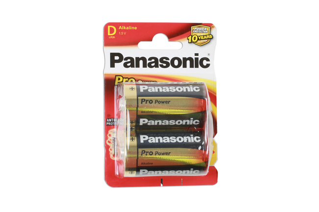 Laser Tools 30667 Panasonic Pro Power Size D Battery 2pc