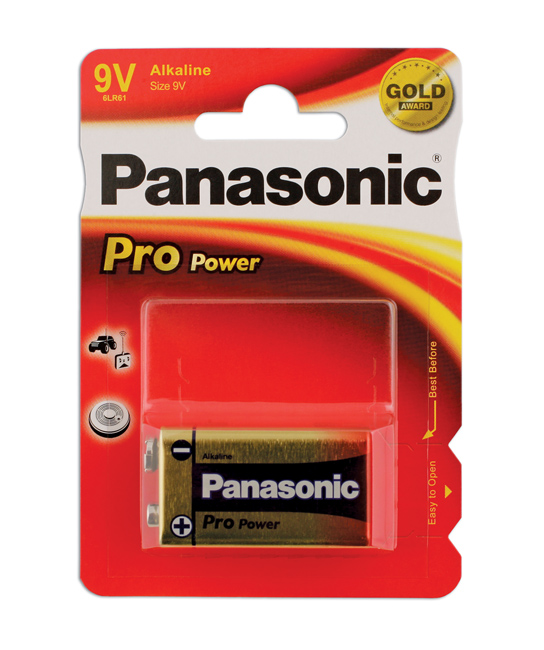 Laser Tools 30668 Panasonic Pro Power PP3 9V Battery 1pc