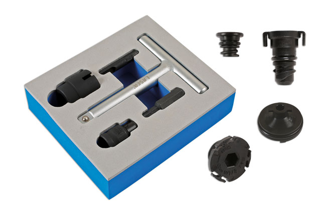 Laser Tools 31777 Plastic Sump Plug Assortment & Laser Plug Removal Kit