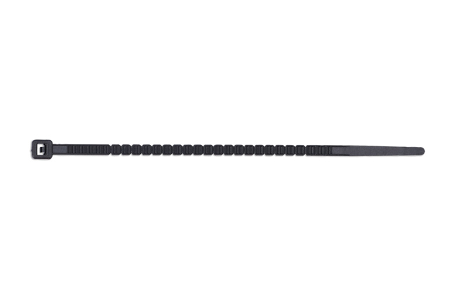 Connect 31806 Black Twist-to-Break Cable Tie 102mm x 2.8mm 50pc