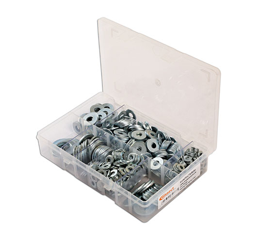 Laser Tools 31863 Assorted Form C Flat Washers Box 800pc