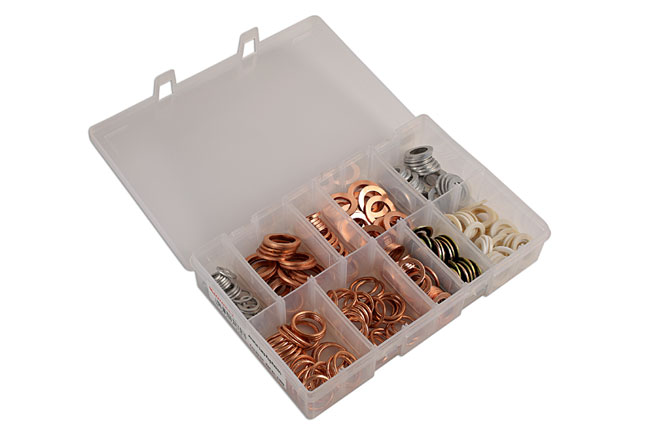 Laser Tools 31869 Assorted Sump Plug Washers Box 250pc