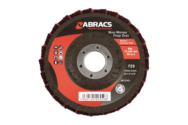 Connect 32076 Abracs Surface Conditioning Discs Medium 115mm 5pc