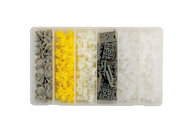 Laser Tools 36033 Renault Assorted Trim Clips 300pc