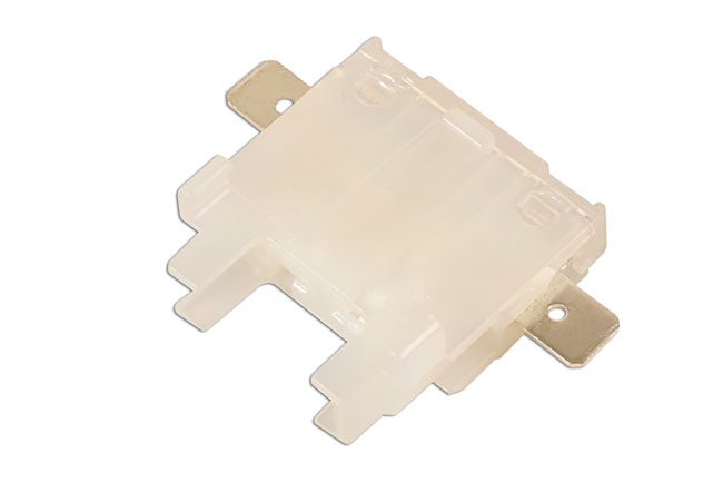 Laser Tools 36858 Standard Blade Fuse Holder (white) with tabs 1pc