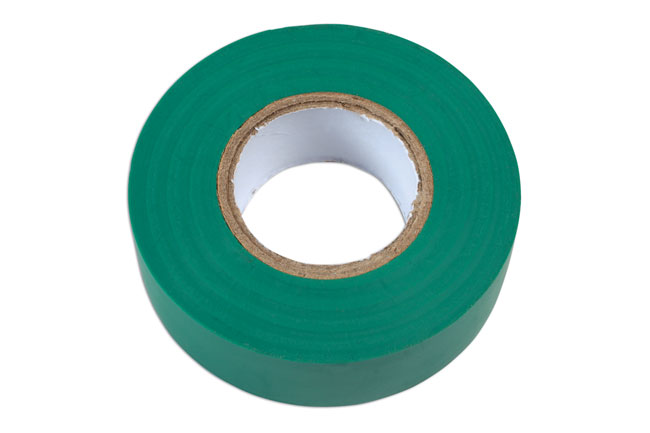 Laser Tools 30377 Green PVC Insulation Tape 19mm x 20m 10pc