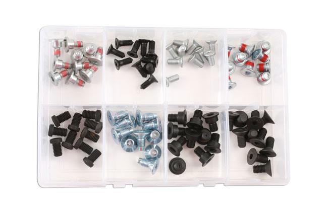 34160 - Assorted box of replacement brake disc retaining screws.