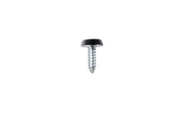 31544 Black vehicle registration plate fixing screws.