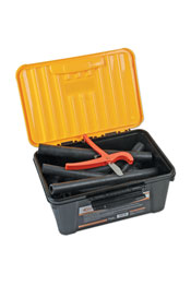 Car radiator hose repair kit.