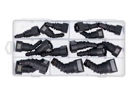 Assorted Set Of 45° Angled Quick Fuel Connectors