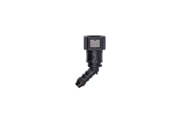 45 degrees Angled Fuel Line Quick Connectors 7.89 x 6mm 3pc