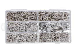 Box Of Assorted Non-Insulated Terminals To Suit Peugeot Citroen Sensor Connectors
