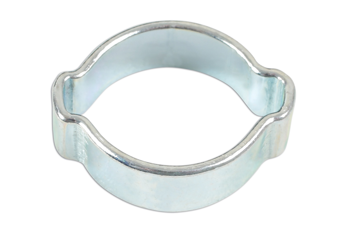 Connect 30815 - Fascette Stringitubo Doppia Orecchia In Acciaio - 3/8" (9-11 Mm) - Confezione Da 50 Pezzi