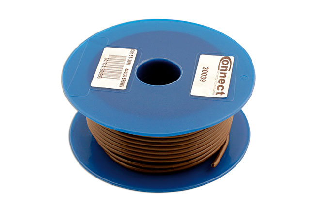 Laser Tools 30039 Brown Single Core Auto Cable 44/0.30 30m