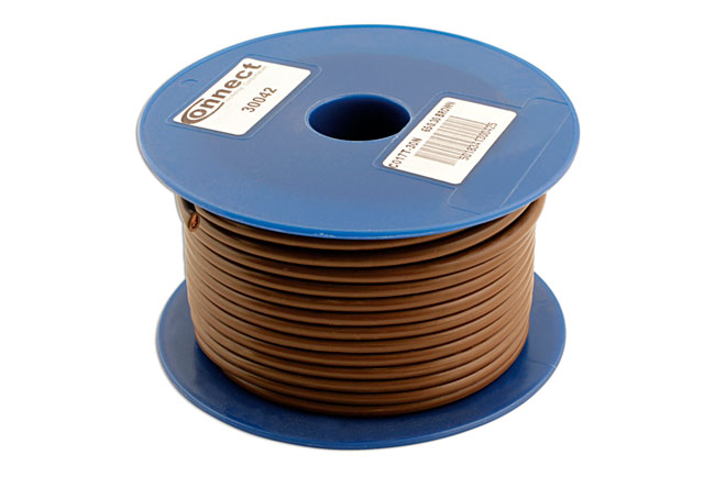 Laser Tools 30042 Brown Single Core Auto Cable  65/0.30 30m