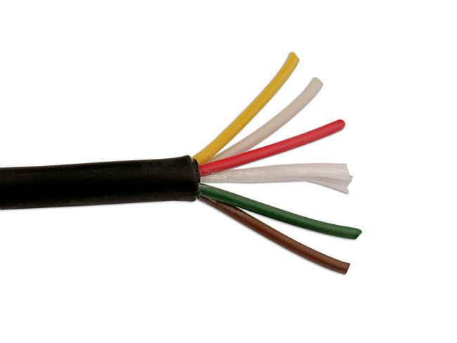 30091 Black 5 Core Auto Cable  8.75A 30m