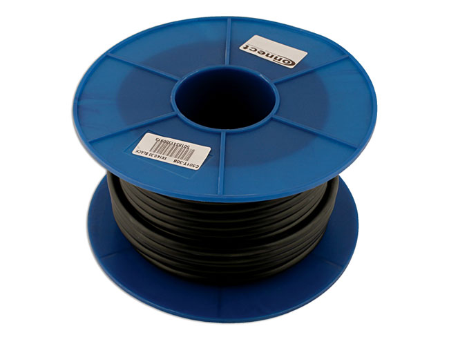 Laser Tools 30091 Black 5 Core Auto Cable  8.75A 30m