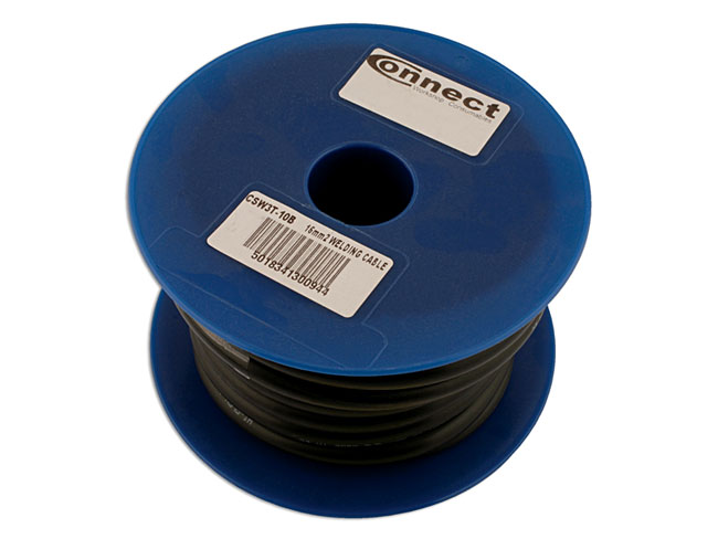 Laser Tools 30094 Black Welding Cable 16mm² 110A  10m