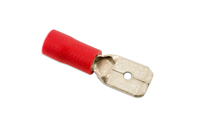 Laser Tools 30137 Red Male Blade 6.3mm 100pc