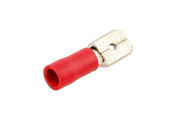 Laser Tools 30137 Red Male Blade 6.3mm 100pc