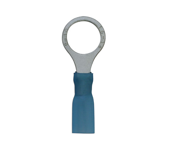 30199 Blue Heat Shrink Ring Terminal 10.5mm 25pc