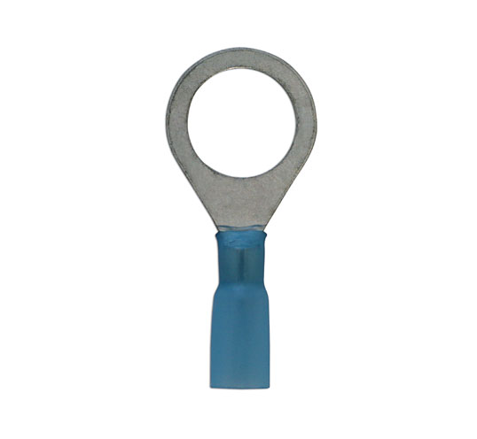 30208 Blue Heat Shrink Ring Terminal 12.5mm 25pc