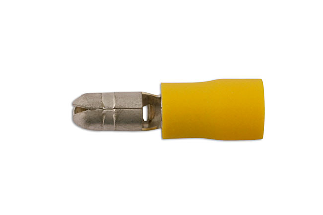 30216 Yellow Female Bullet Terminal 5.0mm 100pc