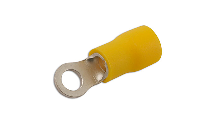 Laser Tools 30217 Yellow Ring Terminal 4.3mm 100pc
