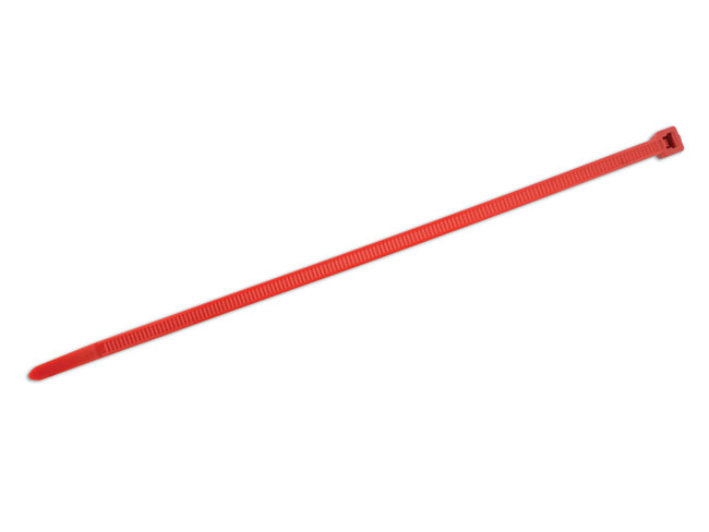 30340 Red Cable Tie 200mm x 4.8mm 100pc