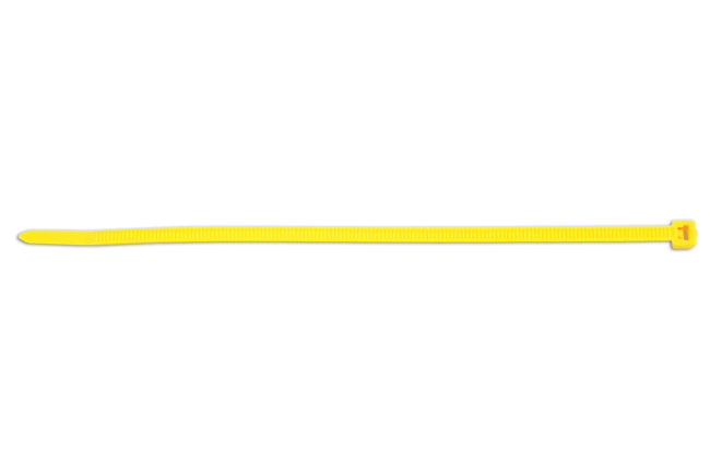 30297 Hellermann Yellow Cable Tie 200mm x 4.6mm 100pc