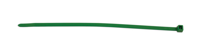 30339 Green Cable Tie 200mm x 4.8mm 100pc