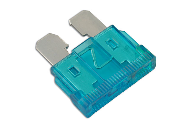 Laser Tools 30417 Auto Blade Fuses 15A, Blue 50pc