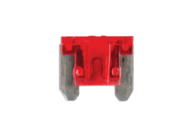 30440 Low Profile Mini Blade Fuses 10A, Red 25pc