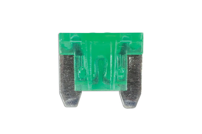 30444 Low Profile Mini Blade Fuses 30A, Green 25pc