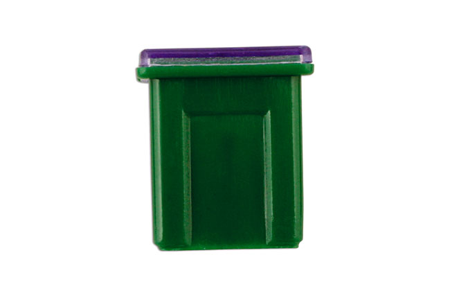 Laser Tools 30485 J-Type Cartridge Low Profile Fuses 40A, Green 10pc