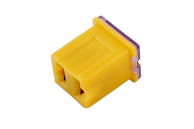 Laser Tools 30487 J-Type Cartridge Low Profile Fuses 60A, Yellow 10pc