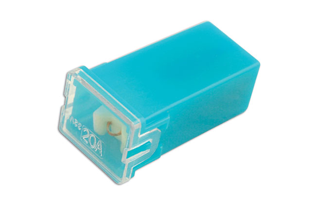 Laser Tools 30488 J-Type Cartridge Fuses 20A, Blue 10pc