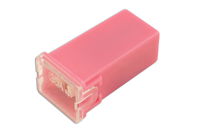 Laser Tools 30490 J-Type Cartridge Fuse 30A, Pink 10pc