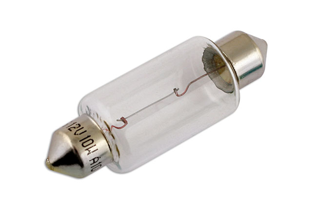 Laser Tools 30577 Lucas Festoon Bulb SV8 12V 10W OE265 10pc