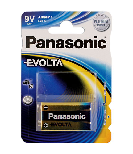 Laser Tools 30649 Pansonic Evolta PP3 9V Battery 1pc x 12