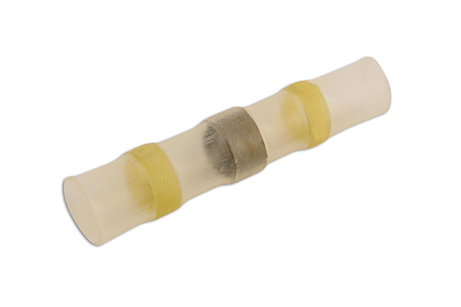 Laser Tools 30697 Yellow Solder Type Heat Shrink Butt Connector 50pc