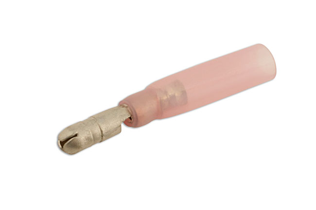 Laser Tools 30698 Red Heat Shrink Male Bullet Terminal 25pc
